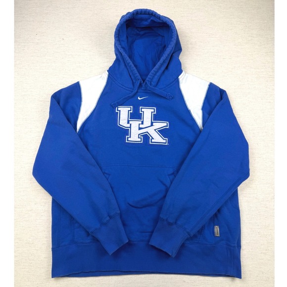Nike Other - Vintage Nike Kentucky Wildcats Hoodie Royal Blue White Men's L Center Swoosh